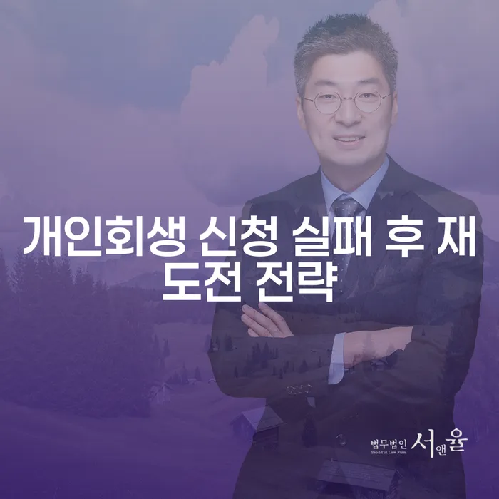 개인회생 신청 실패 후 재도전이 가능할까요?